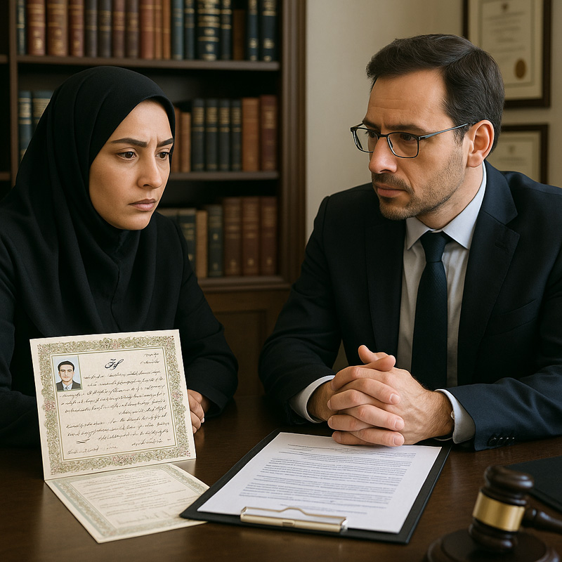 مدارک مورد نیاز برای مطالبه مهریه
